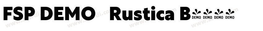 FSP DEMO   Rustica B字体转换